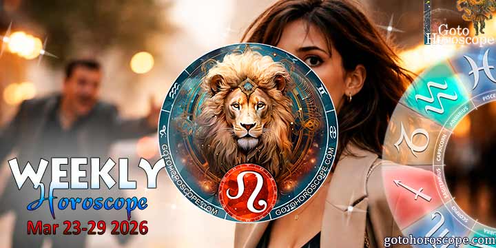 Leo week horoscope March 23—29, 2026