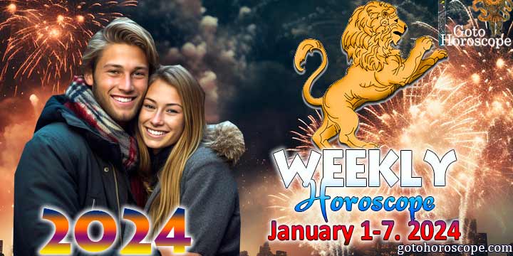Leo week horoscope January 1—7. 2024