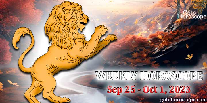 Leo week horoscope September 25—October 1 2023