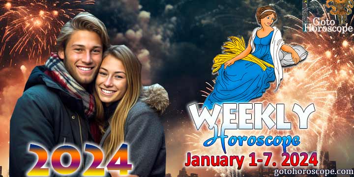 Virgo week horoscope January 1—7. 2024