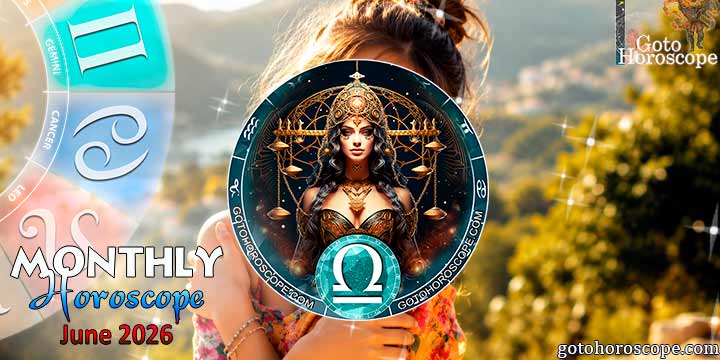 Libra monthly horoscope June—2026