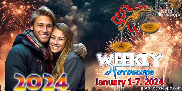 Libra week horoscope January 1—7. 2024