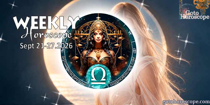 Libra week horoscope September 21—27, 2026