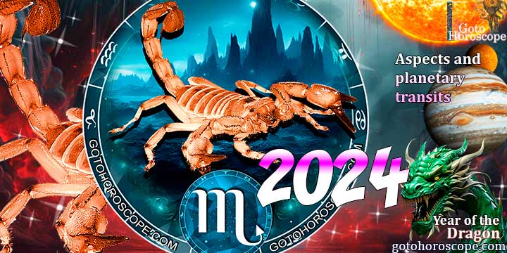 Scorpio Horoscope 2024: aspects & planetary transits