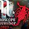 Scorpio monthly Horoscope for November 2023 