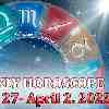 Scorpio week horoscope March 27—April 2 2023