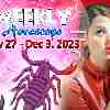 Scorpio week horoscope November 27—December 3, 2023