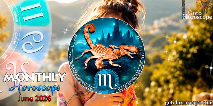 Scorpio monthly horoscope June—2026