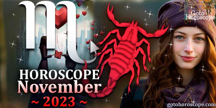 Scorpio monthly Horoscope for November 2023 