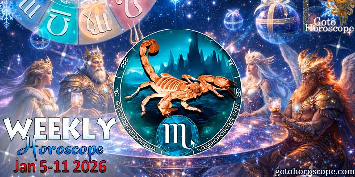 Scorpio week horoscope January 5—11, 2026