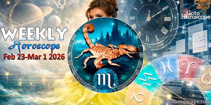 Scorpio week horoscope February 23—1, 2026