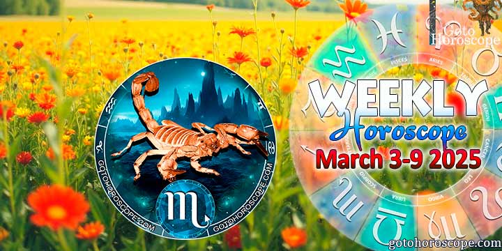 Scorpio week horoscope March 3—9, 2025