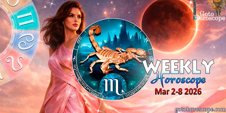 Scorpio week horoscope March 2—8, 2026
