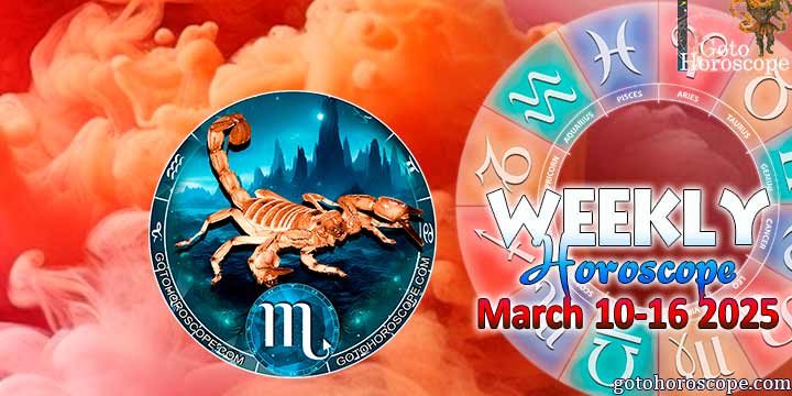Scorpio week horoscope March 10—16, 2025