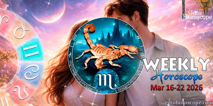 Scorpio week horoscope March 16—22, 2026