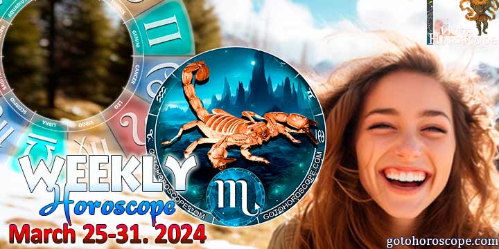 Scorpio week horoscope March 25—31, 2024