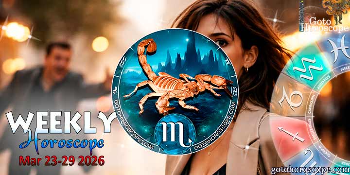 Scorpio week horoscope March 23—29, 2026