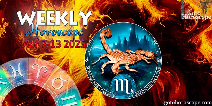 Scorpio week horoscope April 7—13, 2025