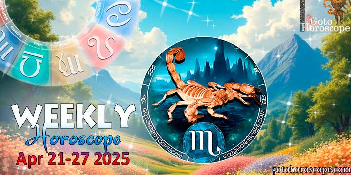 Scorpio week horoscope April 21—27, 2025