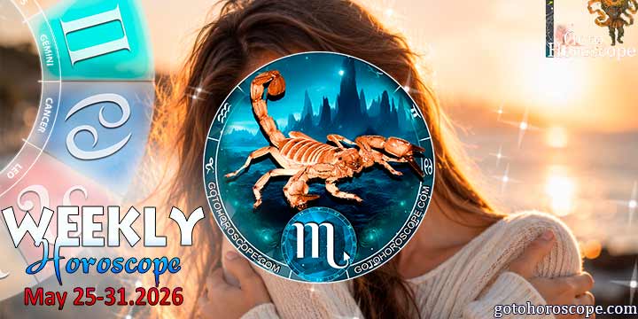 Scorpio week horoscope May 25—31, 2026