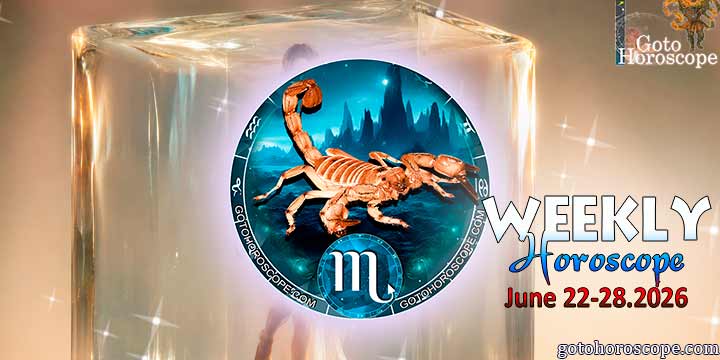 Scorpio week horoscope June 22—28, 2026
