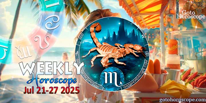 Scorpio week horoscope July 21—27, 2025