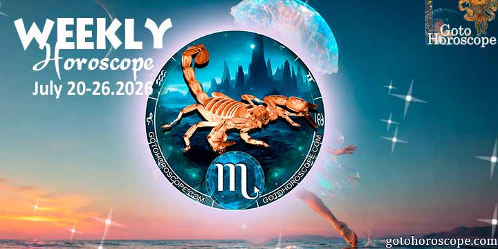 Scorpio week horoscope July 20—26, 2026
