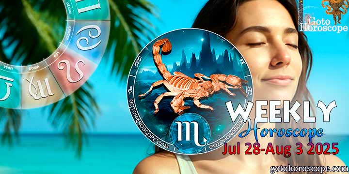 Scorpio week horoscope July 28—August 3, 2025