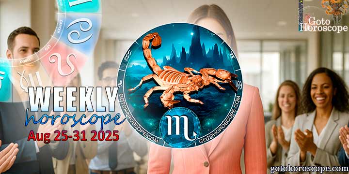 Scorpio week horoscope August 25—31, 2025