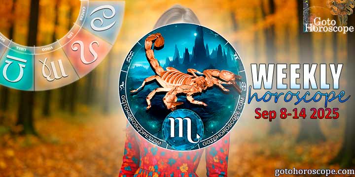 Scorpio week horoscope September 8—14, 2025