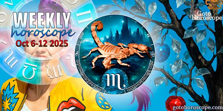 Scorpio week horoscope October 6—12, 2025