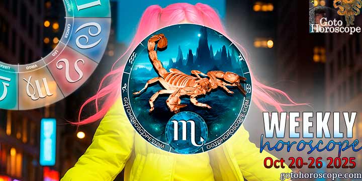 Scorpio week horoscope October 20—26, 2025