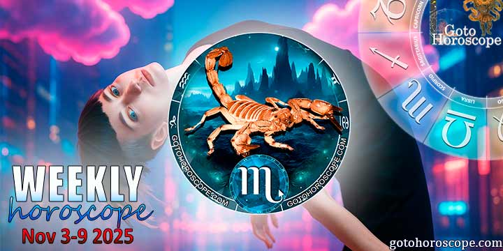 Scorpio week horoscope November 3—9, 2025