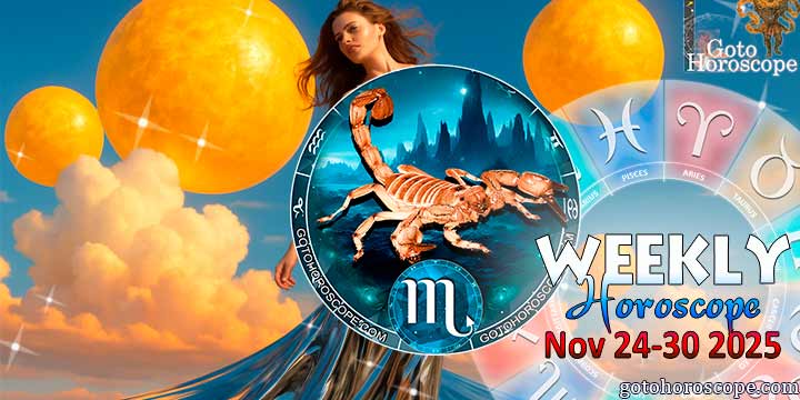 Scorpio week horoscope November 24—30, 2025