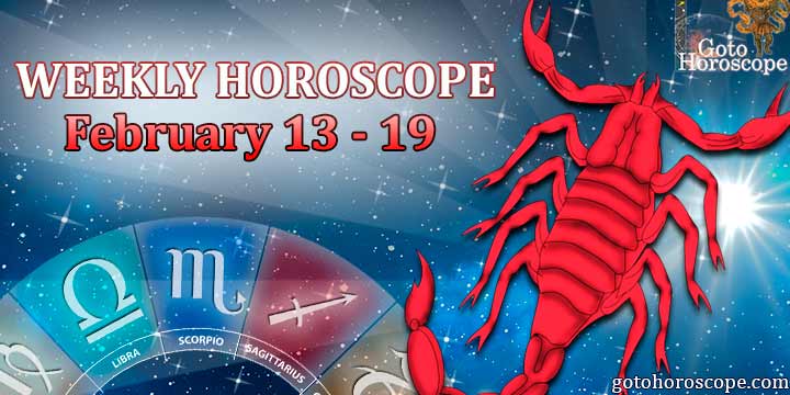 Scorpio week horoscope 13-19 february 2023