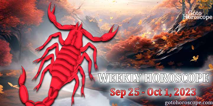 Scorpio week horoscope September 25—October 1 2023