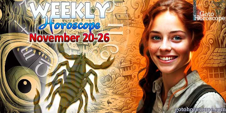 Scorpio week horoscope November 20—26, 2023