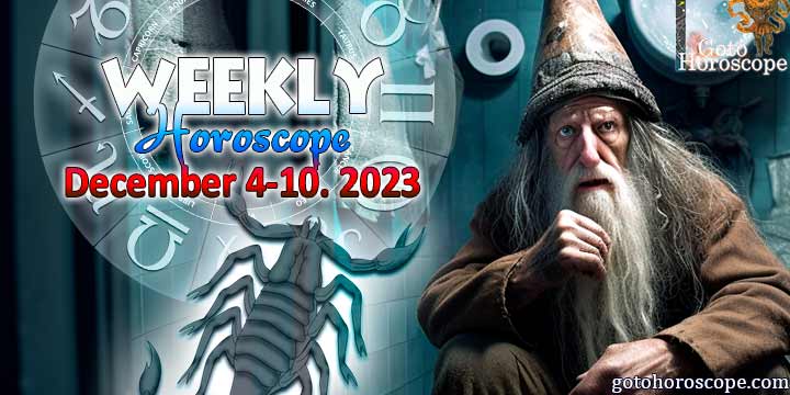 Scorpio week horoscope December 4—10, 2023