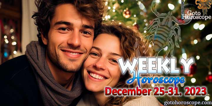 Scorpio week horoscope December 25—31