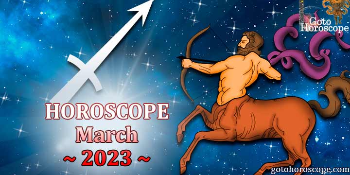 Sagittarius monthly horoscope for March 2023