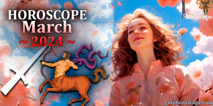 Sagittarius monthly Horoscope for March 2024 