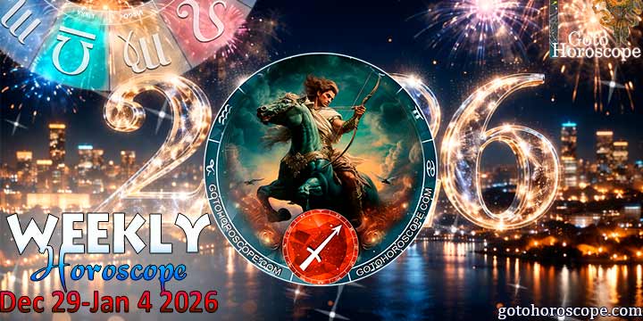 Sagittarius week horoscope December 28—3, 2025