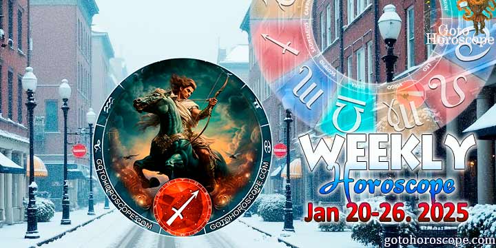 Sagittarius week horoscope January 20—26, 2025