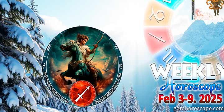 Sagittarius week horoscope February 3—9, 2025