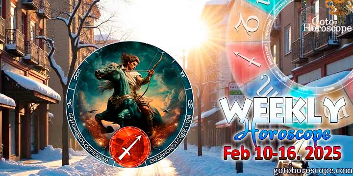Sagittarius week horoscope February 10—16, 2025