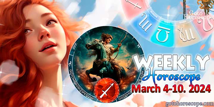 Sagittarius week horoscope March 4—10, 2024