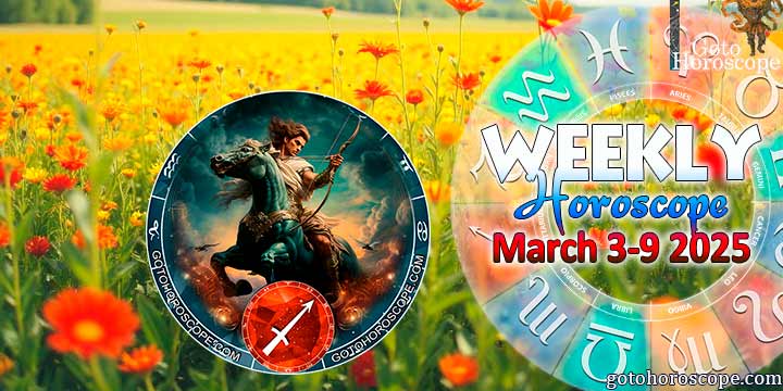 Sagittarius week horoscope March 3—9, 2025