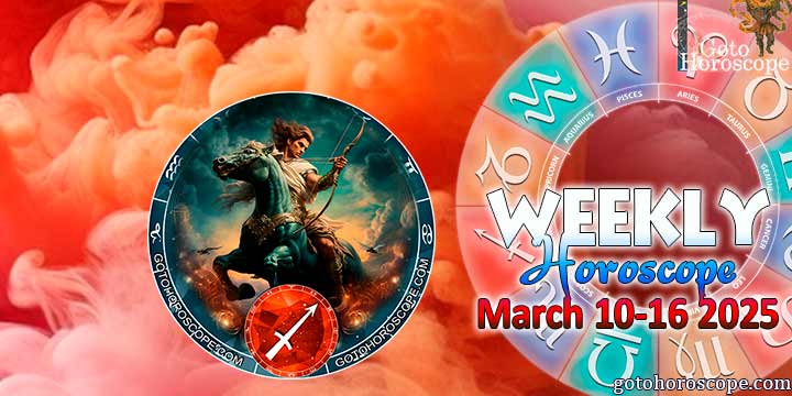 Sagittarius week horoscope March 10—16, 2025