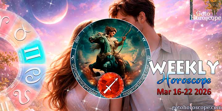 Sagittarius week horoscope March 16—22, 2026