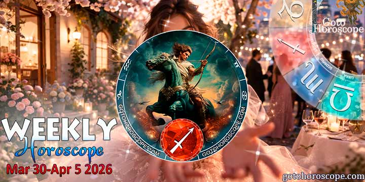 Sagittarius week horoscope March 30—April 5, 2026